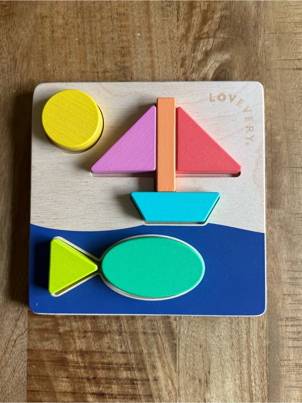 Lovevery Multicolor Wood Puzzle